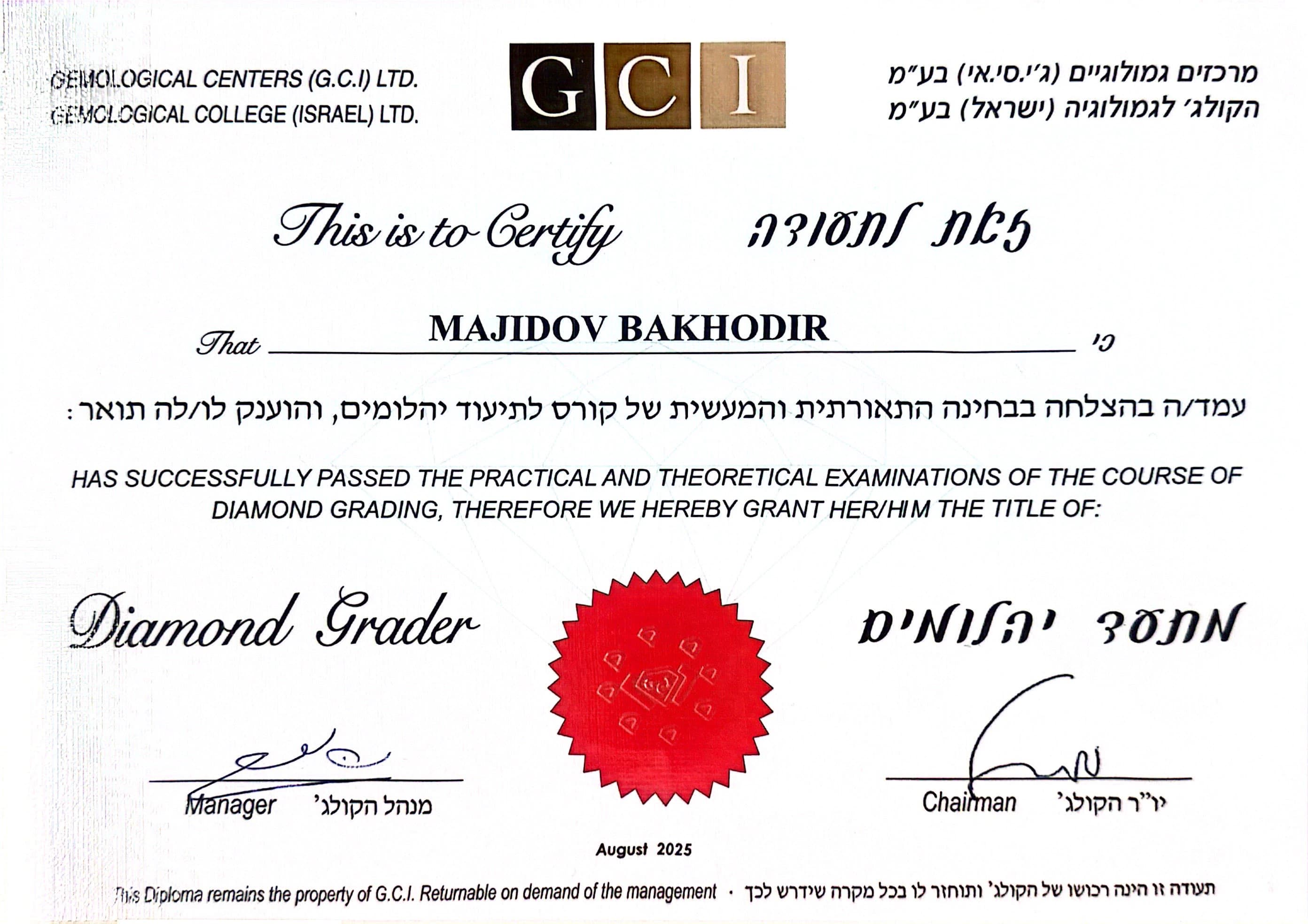 Brilliant sertifikati